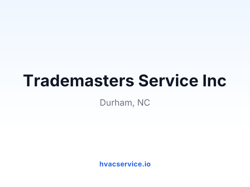 Trademasters Service Inc