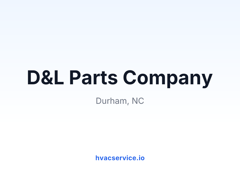 D&L Parts Company