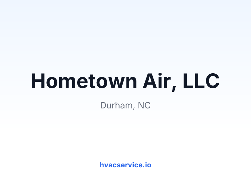 Hometown Air, LLC