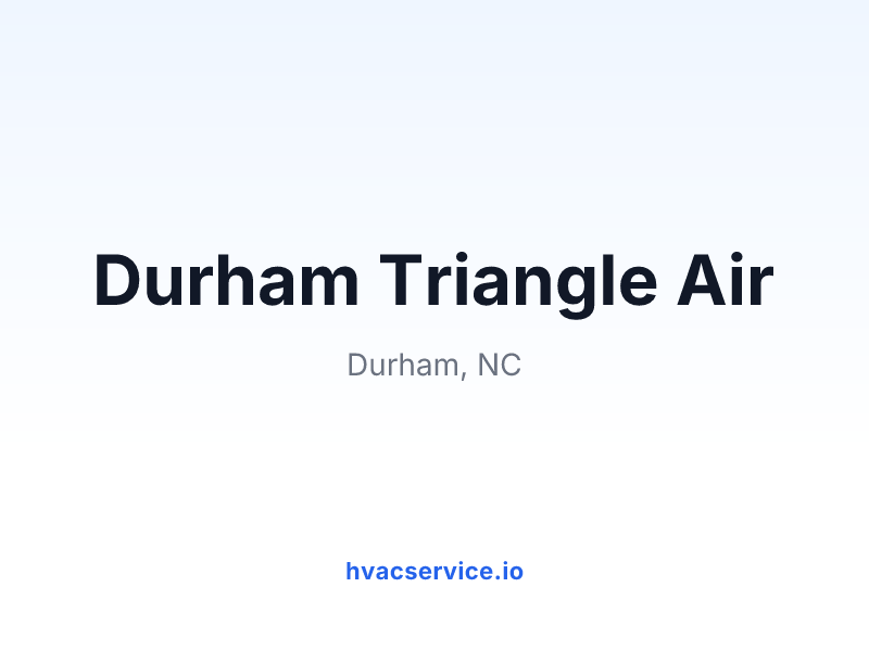 Durham Triangle Air