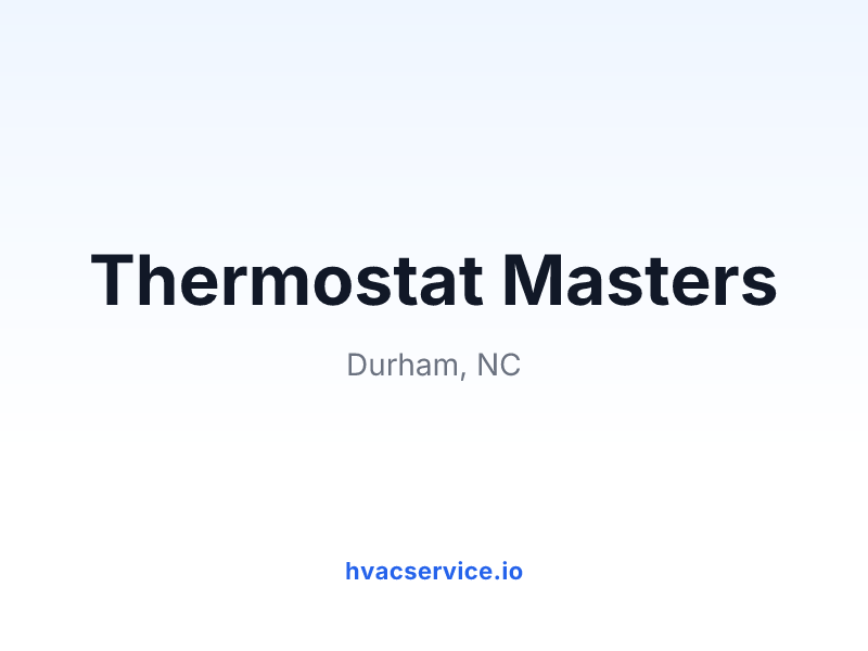 Thermostat Masters