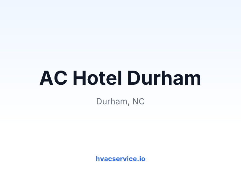 AC Hotel Durham