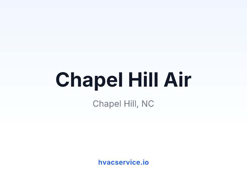 Chapel Hill Air