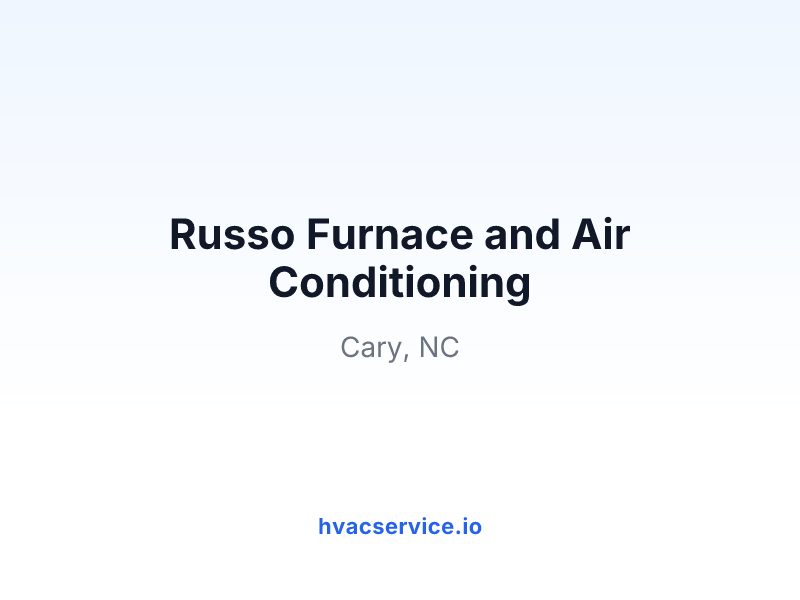 Russo Furnace and Air Conditioning