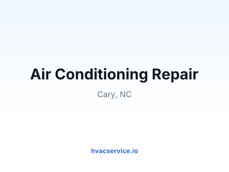 Air Conditioning Repair