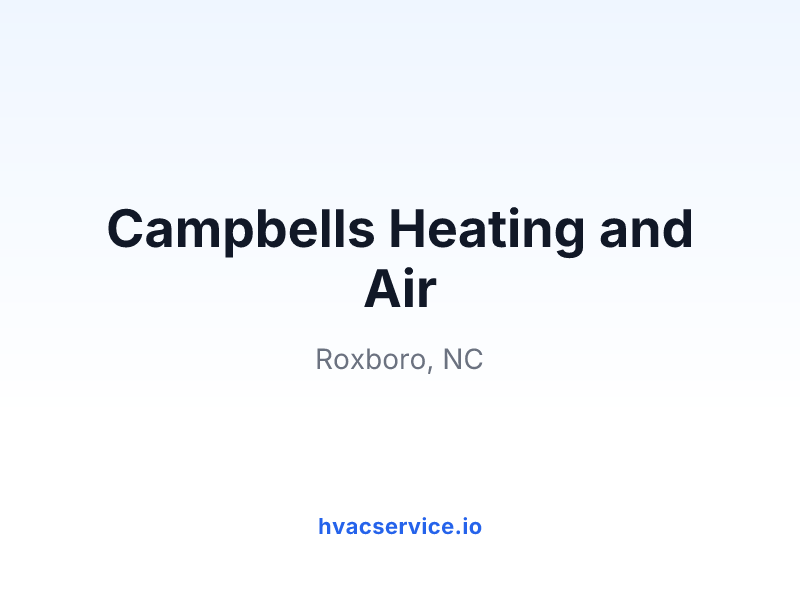 Campbells Heating and Air