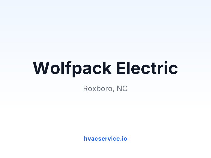 Wolfpack Electric