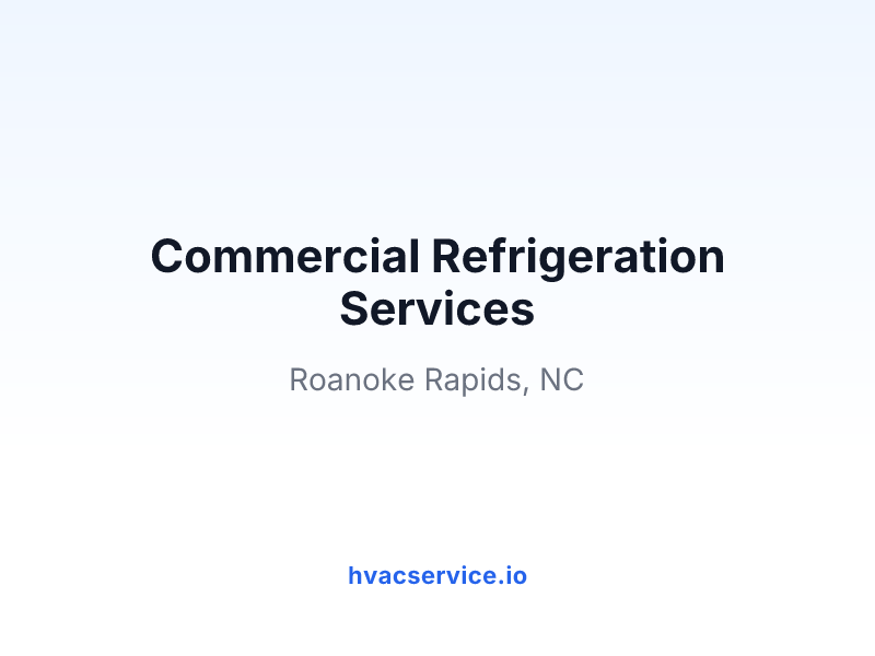 Commercial Refrigeration Services