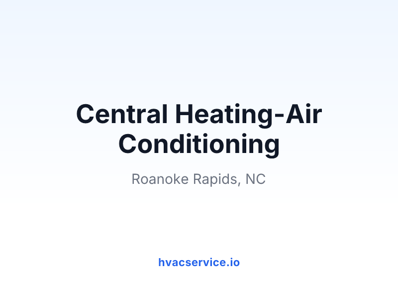 Central Heating-Air Conditioning