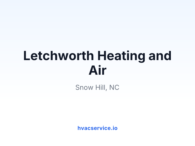 Letchworth Heating and Air