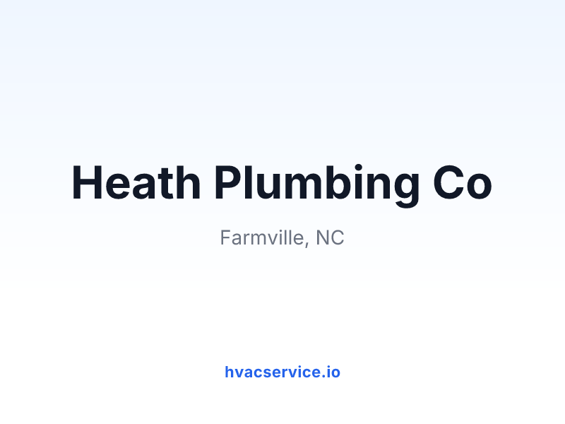 Heath Plumbing Co