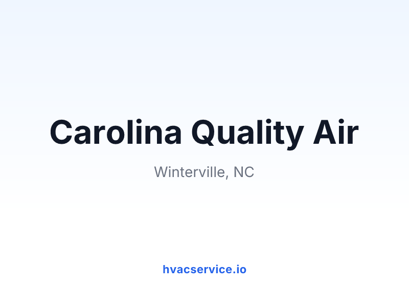 Carolina Quality Air
