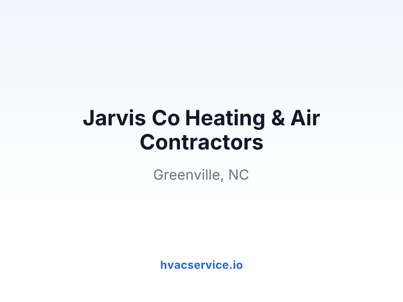 Jarvis Co Heating & Air Contractors