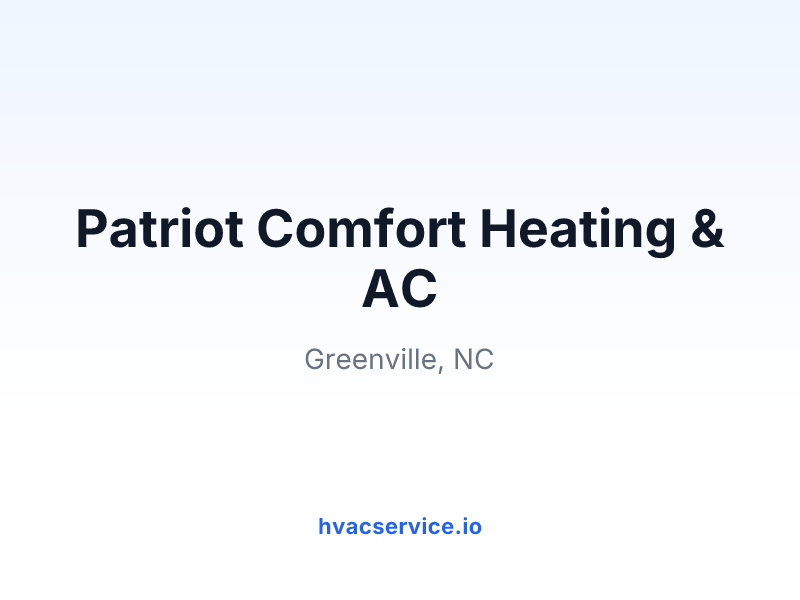 Patriot Comfort Heating & AC