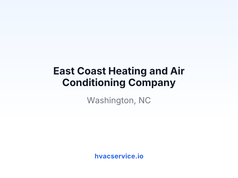 East Coast Heating and Air Conditioning Company