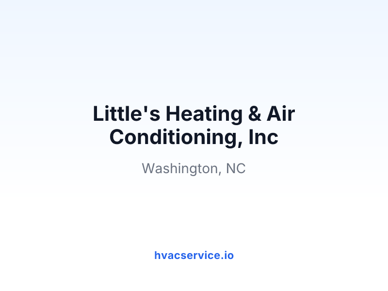 Little's Heating & Air Conditioning, Inc
