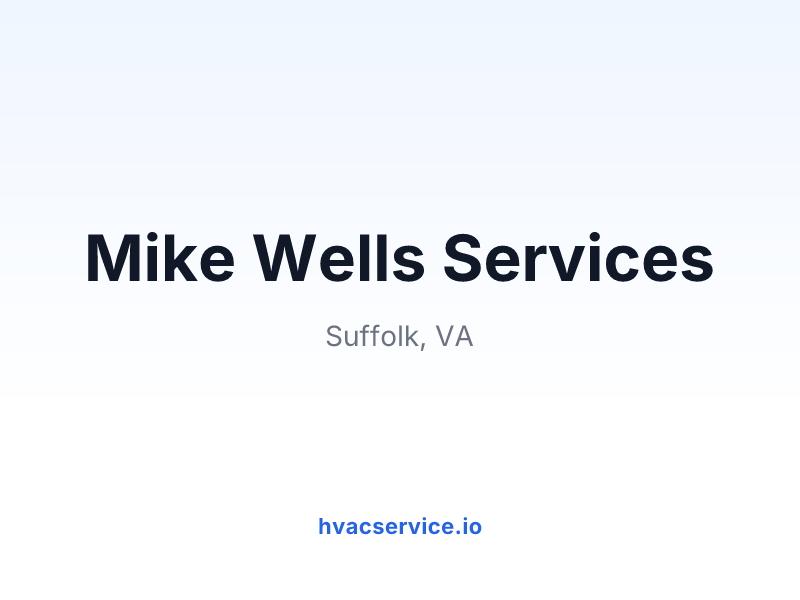 Mike Wells Services