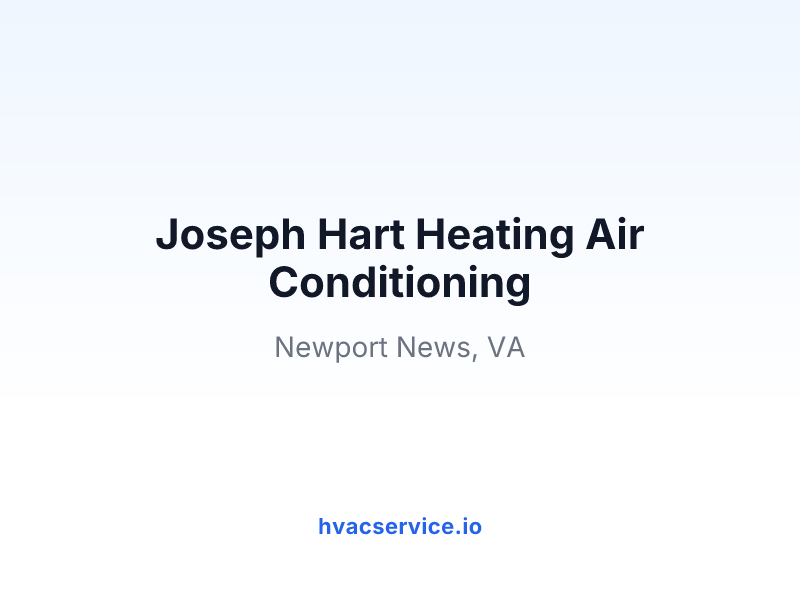 Joseph Hart Heating Air Conditioning