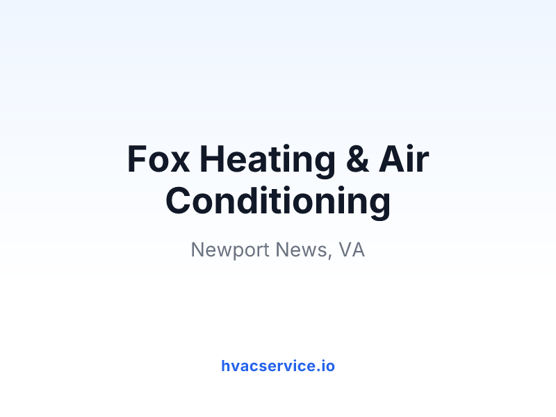 Fox Heating & Air Conditioning