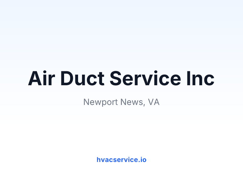 Air Duct Service lnc