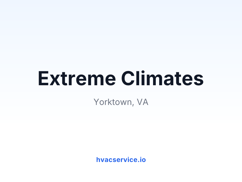 Extreme Climates