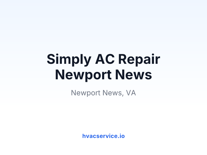 Simply AC Repair Newport News
