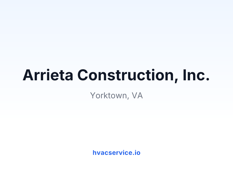 Arrieta Construction, Inc.