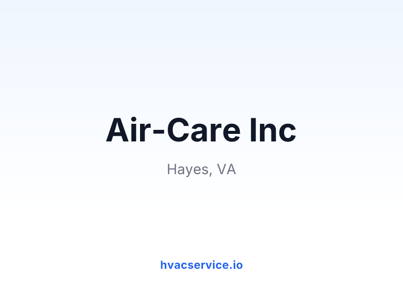 Air-Care Inc
