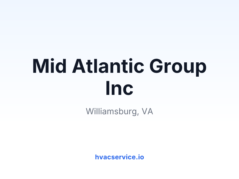 Mid Atlantic Group Inc