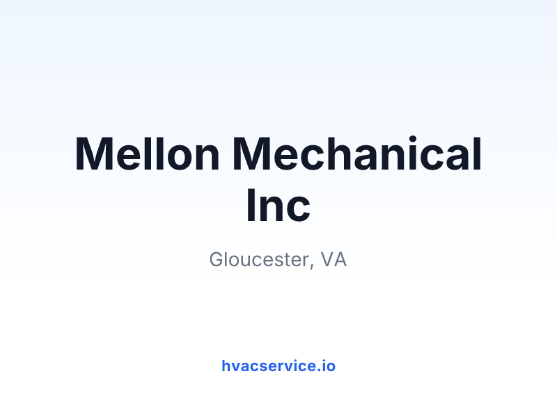 Mellon Mechanical Inc
