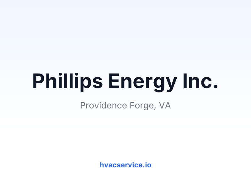 Phillips Energy Inc.