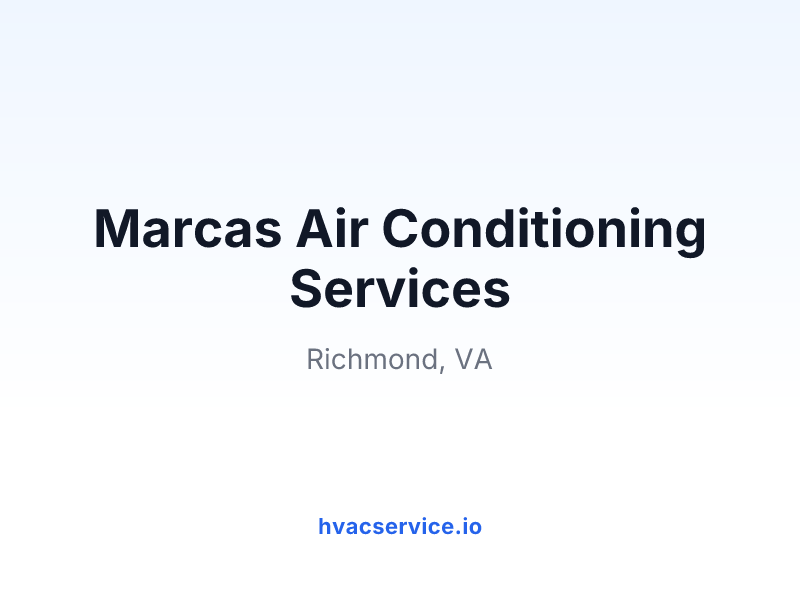 Marcas Air Conditioning Services