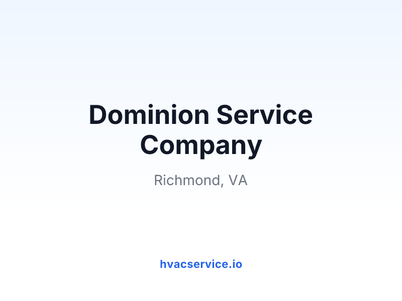 Dominion Service Company