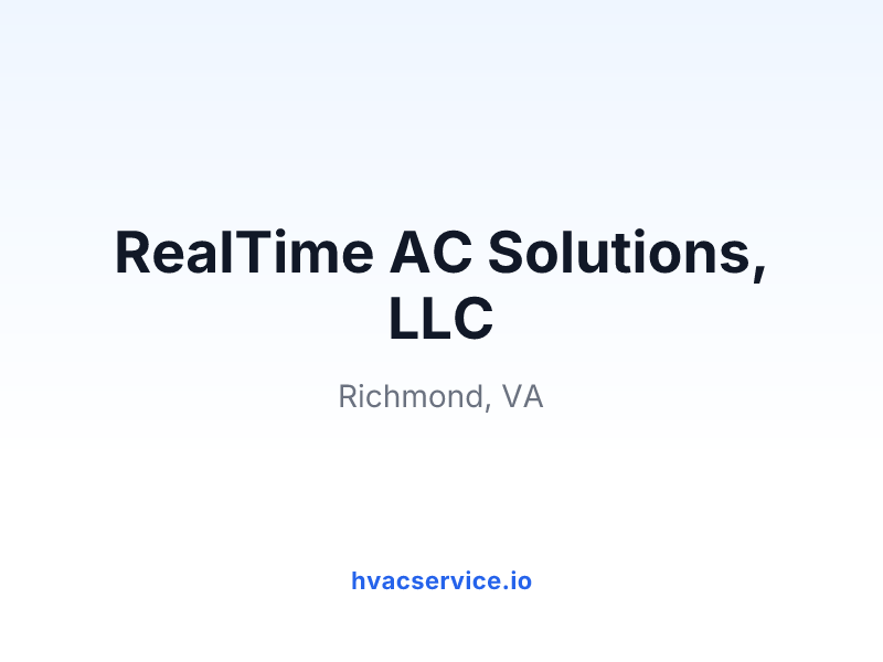 RealTime AC Solutions, LLC