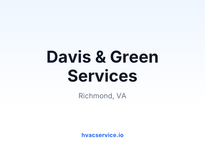 Davis & Green Services