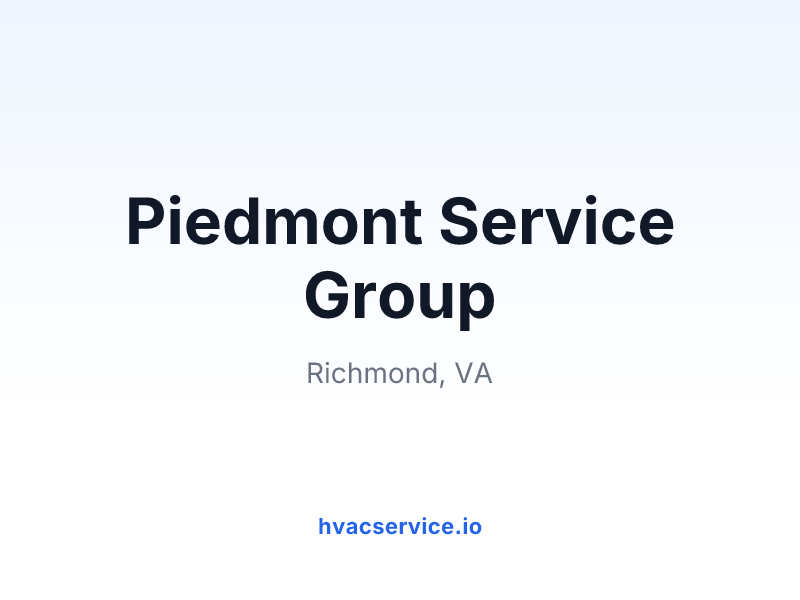 Piedmont Service Group