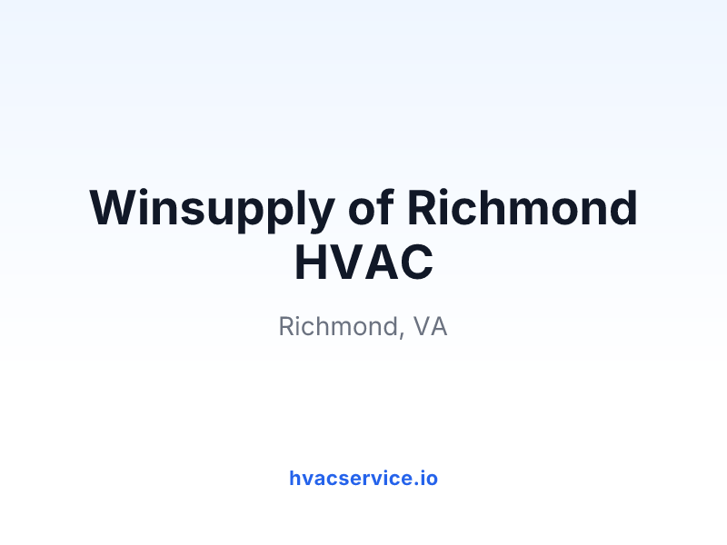 Winsupply of Richmond HVAC