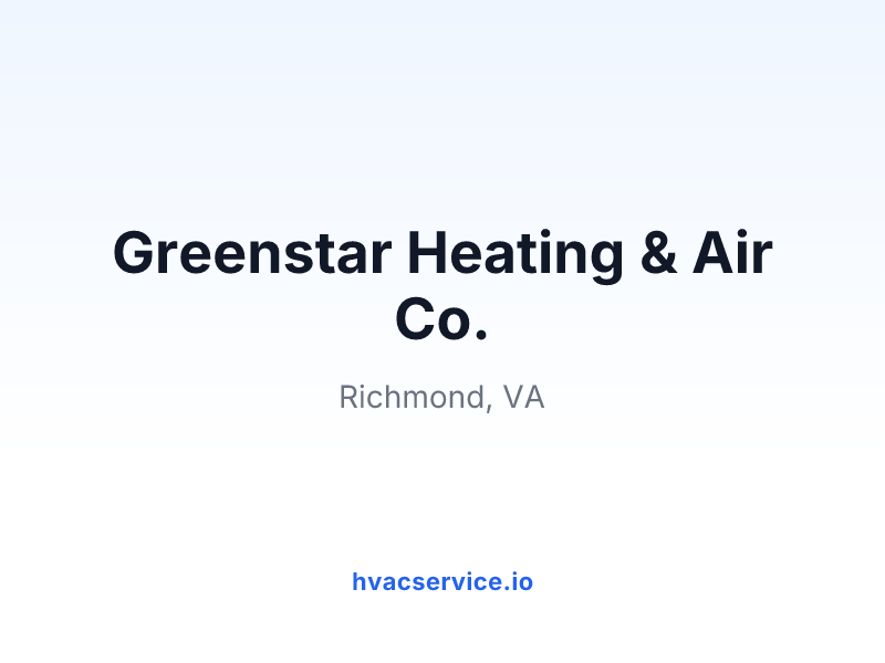 Greenstar Heating & Air Co.