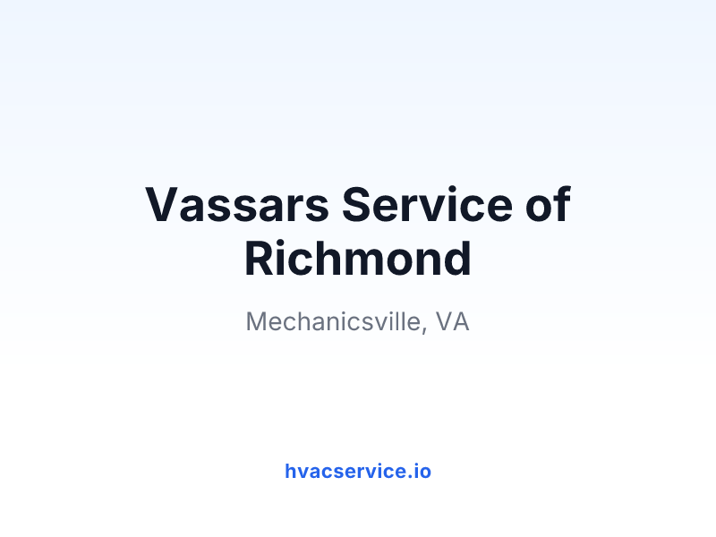 Vassars Service of Richmond