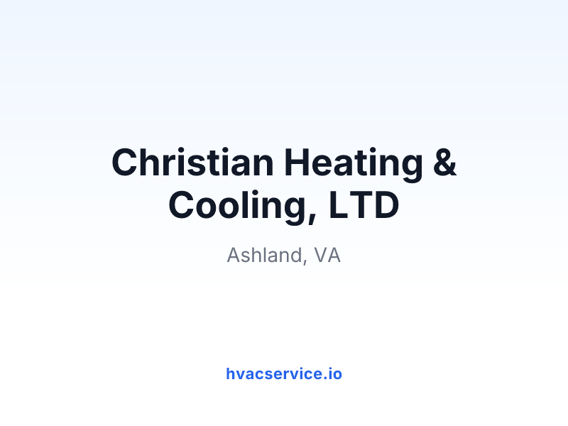 Christian Heating & Cooling, LTD