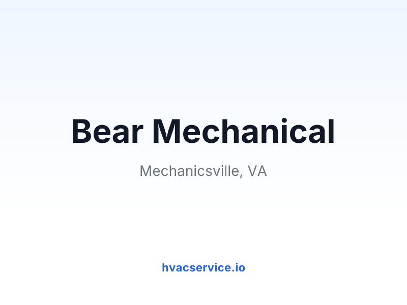 Bear Mechanical