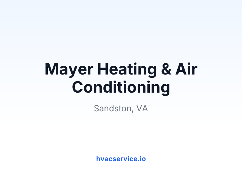 Mayer Heating & Air Conditioning