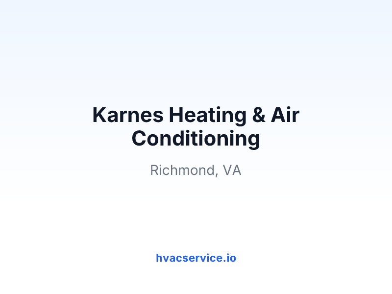 Karnes Heating & Air Conditioning