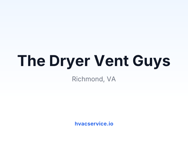 The Dryer Vent Guys