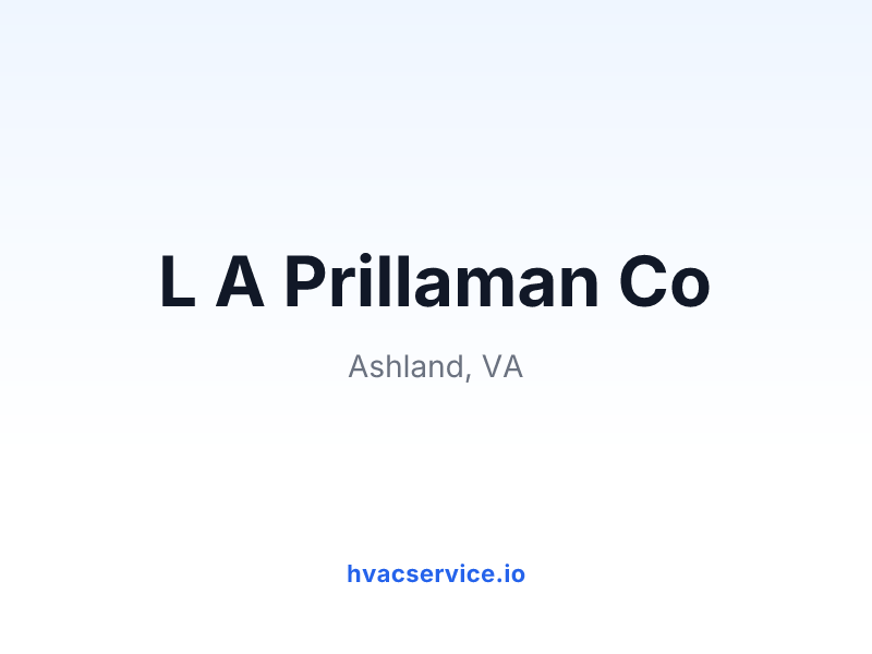L A Prillaman Co