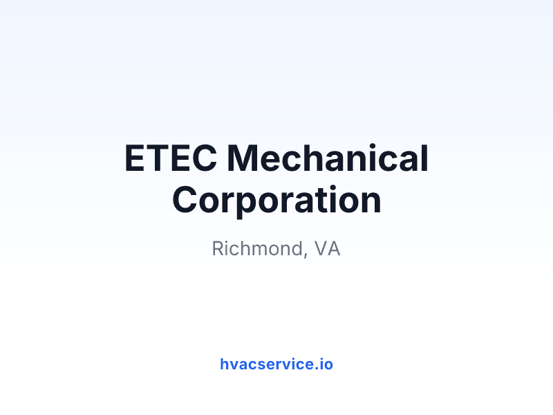 ETEC Mechanical Corporation