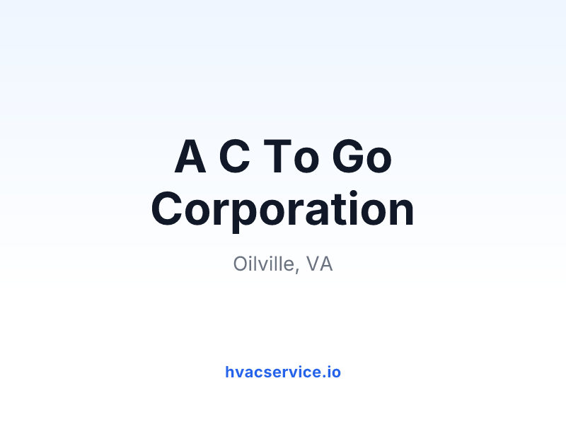 A C To Go Corporation