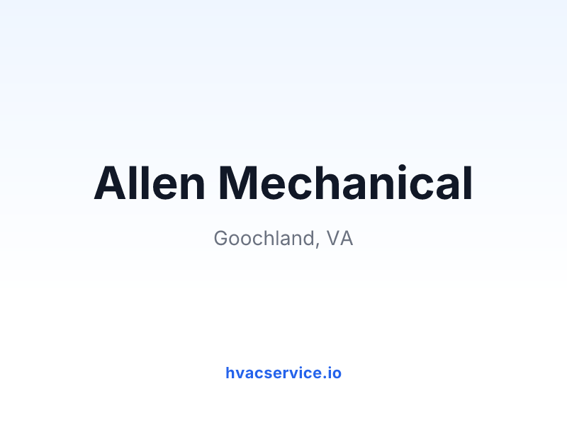 Allen Mechanical