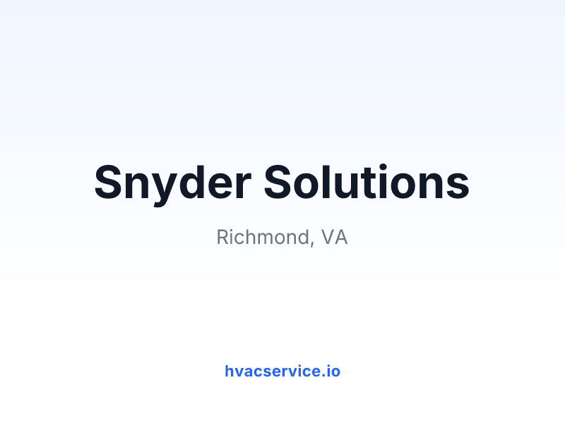 Snyder Solutions