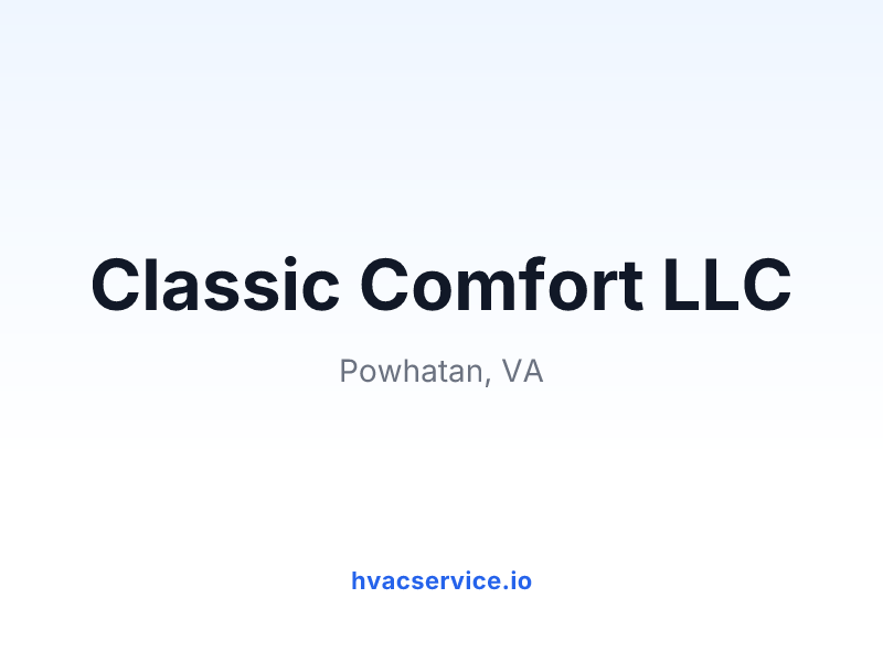 Classic Comfort LLC
